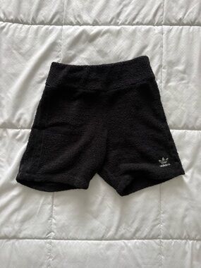 Adidas Black Terry Knit Shorts XS